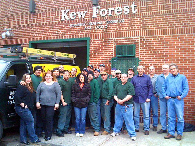Kew Forest Plumbing staff