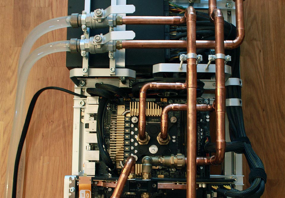 Copper Pipe Plumbing Computer