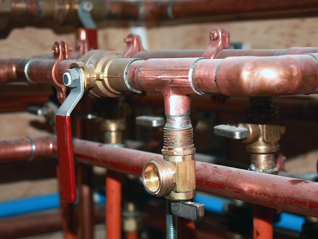 New Construction Plumbing Contractor Copper Pipe