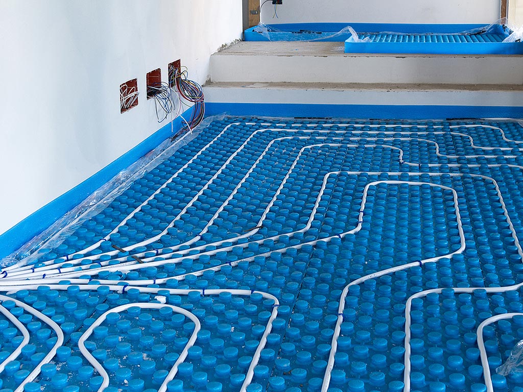 New Radiant Heat System Installation